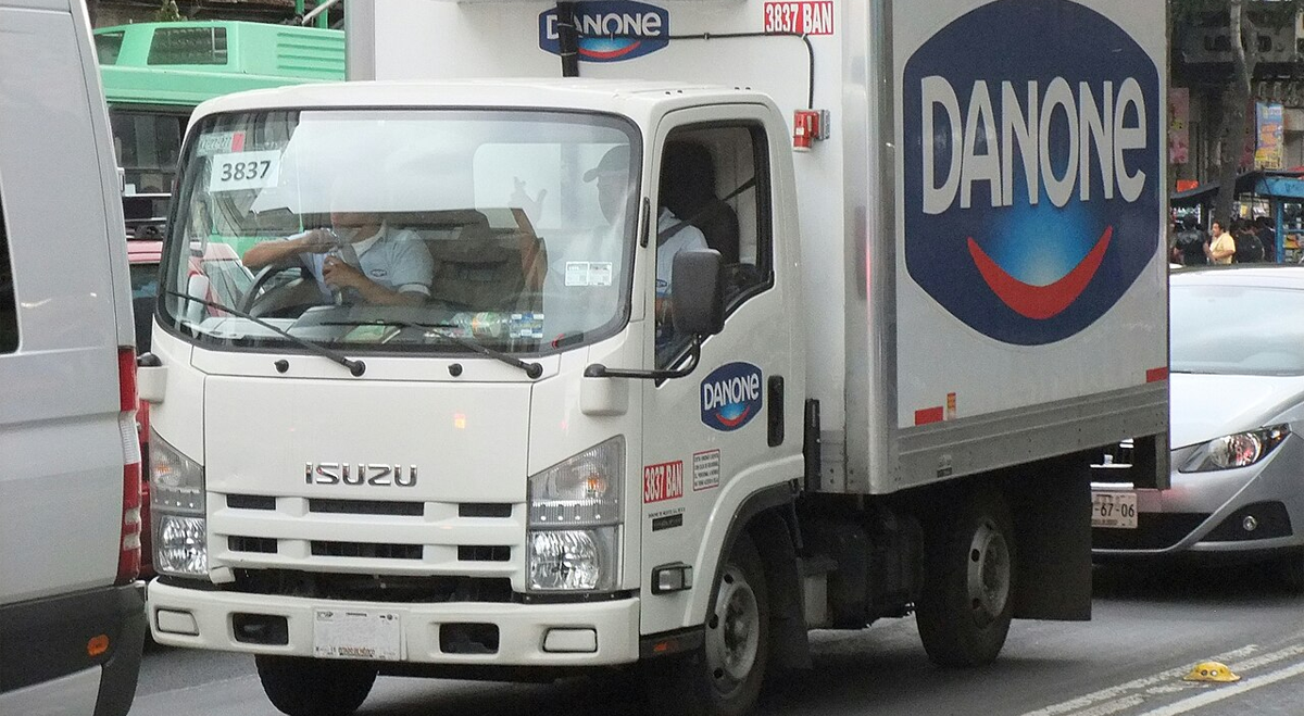 Danone truck