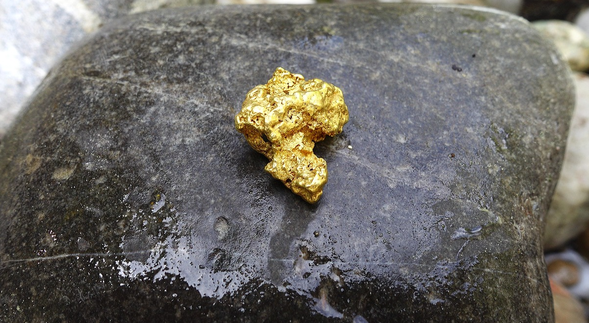 Small gold nugget
